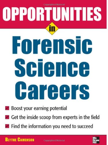 Opportunities in Forensic Science