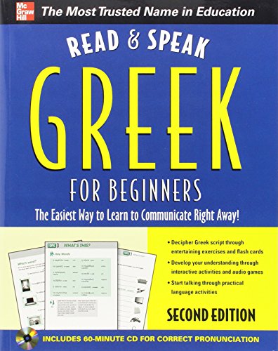 Read and Speak Greek for Beginners with Audio CD, 2nd Edition [With CD] (Read &amp; Speak for Beginners)