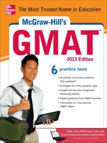 McGraw-Hill's GMAT, 2013 Edition