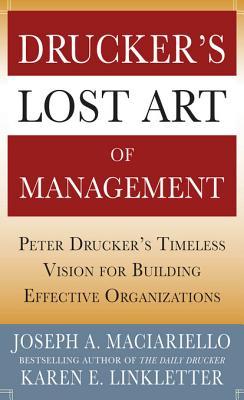 Drucker's Lost Art of Management
