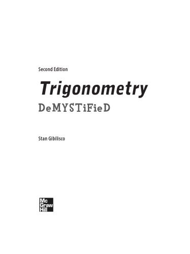 Trigonometry Demystified