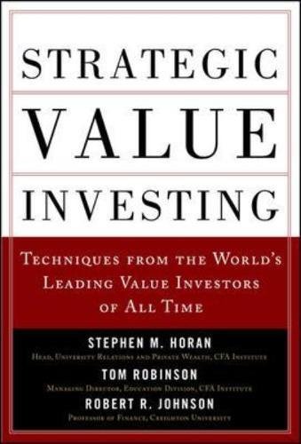 Strategic Value Investing