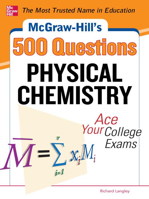 McGraw-Hill's 500 Physical Chemistry Questions