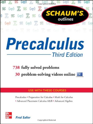 Schaum's Outline of Precalculus, 3rd Edition