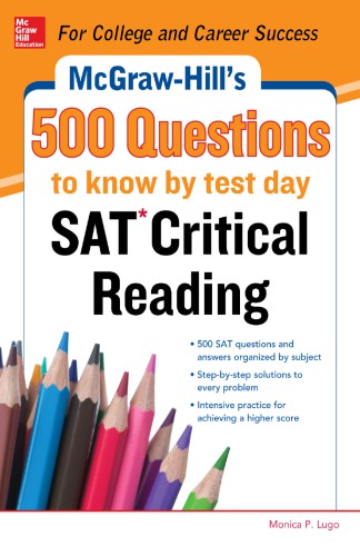 500 SAT Critical Reading Questions to Know by Test Day