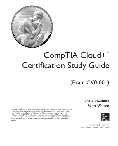 CompTIA Cloud+ certification study guide : exam CV0-001