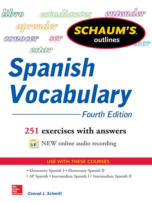 Schaum's Outline of Spanish Vocabulary