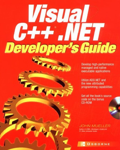 Visual C++.NET developer's guide