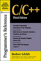 C/C++ programmer's reference