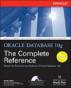 Oracle database 10g : the complete reference