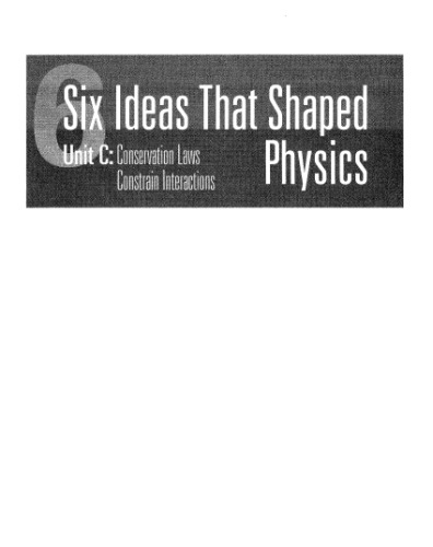 Six Ideas That Shaped Physics