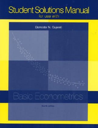 Student Solutions Manual T/A Basic Econometrics