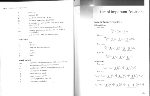 Introduction to Chemical Processes