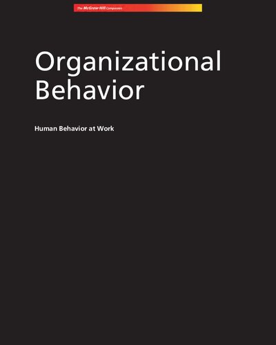 Organizational Behavior