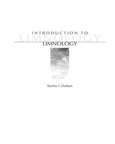 Introduction to Limnology