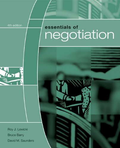 Essentials of Negotiation