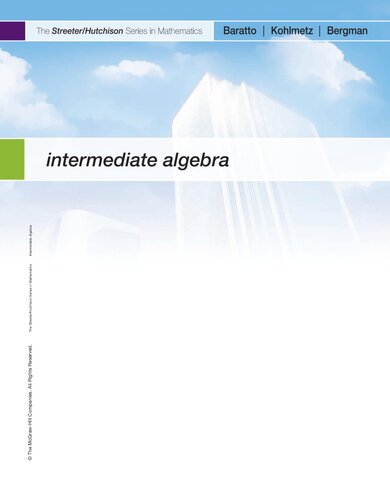Intermediate Algebra