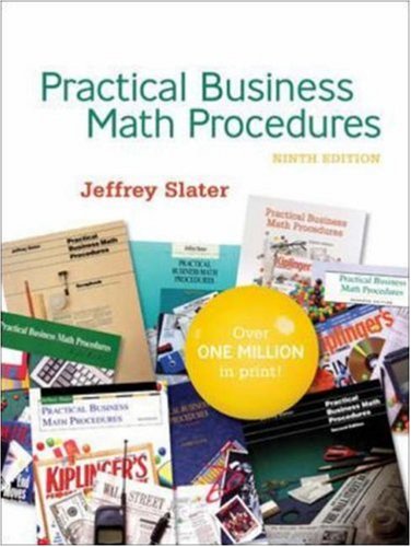 Practical Business Math Procedures