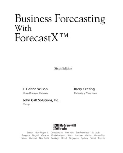 Business Forecasting