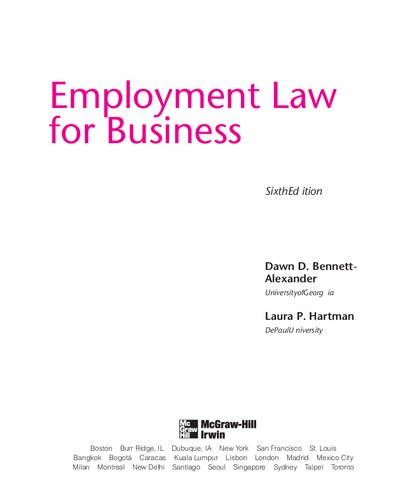 Employment Law for Business