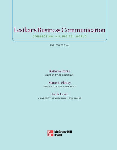 Lesikar's Business Communication