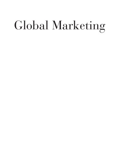 Global Marketing