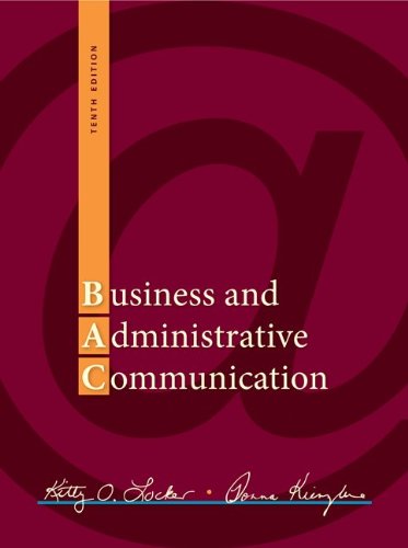 Business and Administrative Communication