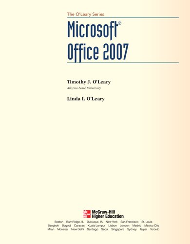 Microsoft Office 2007