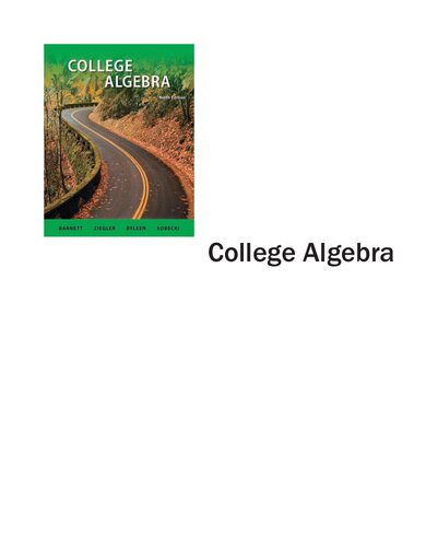 College Algebra