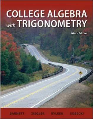 College Algebra with Trigonometry