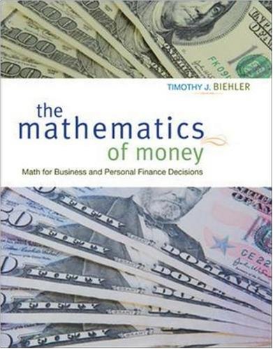 The Mathematics of Money
