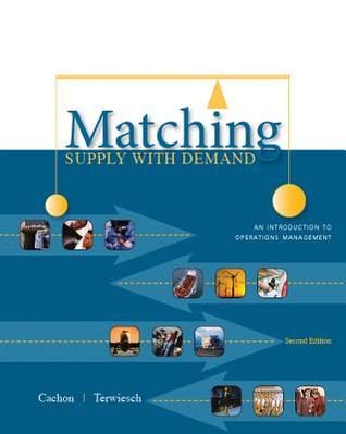 Matching Supply with Demand