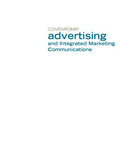 Contemporary Advertising [with Integrated Marketing Communications]