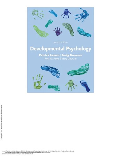 Developmental Psychology, 2e