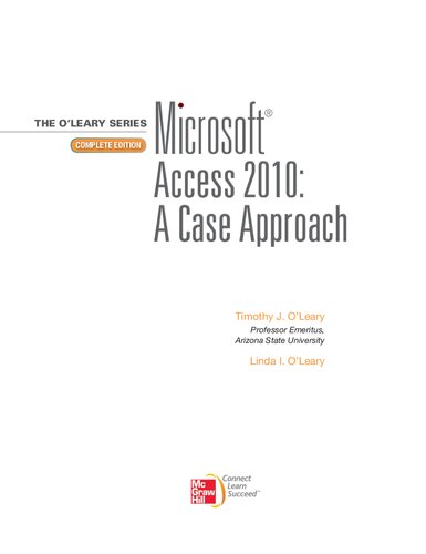 Microsoft Access 2010, Complete Edition