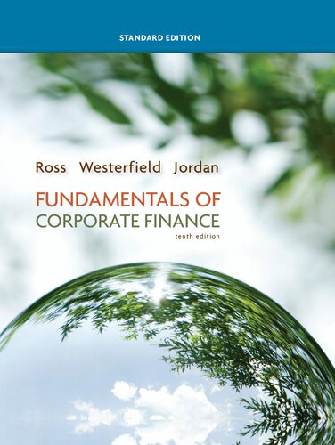 Fundamentals of Corporate Finance Standard Edition (Mcgraw-Hill/Irwin Series in Finance, Insurance, and Real Estate)