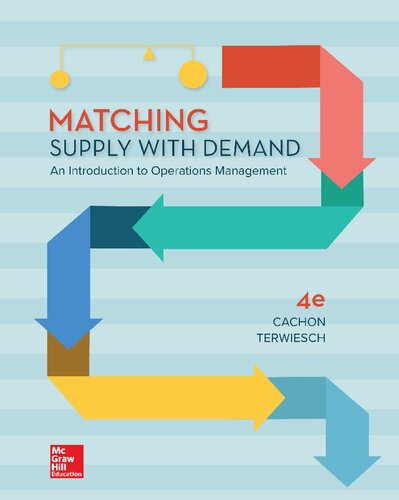 Matching Supply with Demand