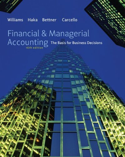 Financial &amp; Managerial Accounting