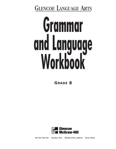 Grammar and Language Workbook