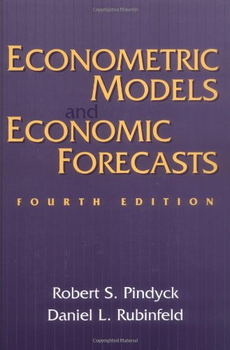 Econometric Models and Economic Forecasts