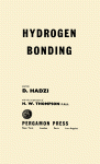 Hydrogen bonding : papers presented at the Symposium on Hydrogen Bonding, held at Ljubljana, 29 July - 3 August 1957