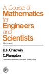 A course of mathematics for engineers and scientists