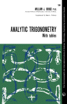 Analytic trigonometry