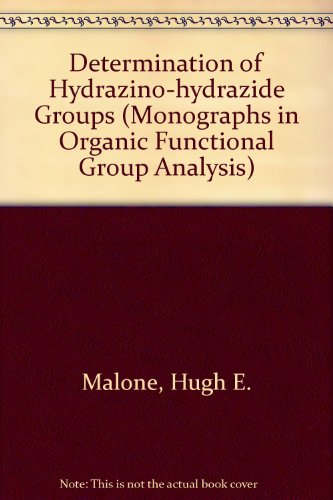 The Determination of Hydrazino-Hydrazide Groups