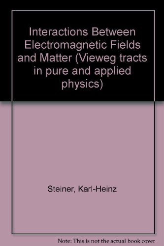 Interactions Between Electromagnetic Fields and Matter