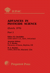 Advances in Pesticide Science