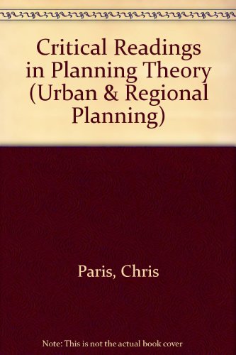 Critical Readings In Planning Theory