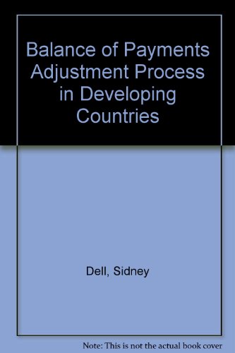 The Balance of Payments Adjustment Process in Developing Countries