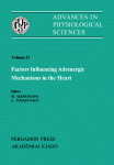 Factors Influencing Adrenergic Mechanisms in the Heart