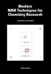 Modern NMR Techniques for Chemistry Research